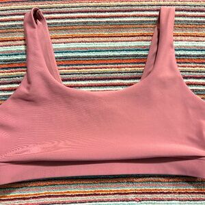 JOHNNY WAS CALME SPORTS BRA PINK MEDIUM PRE-OWNED
